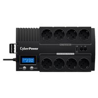 Источник бесперебойного питания CyberPower BR700E Line-Interactive, 700VA/420W, 8 (4+4) Schuko розеток, USB фотографии
