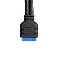 Планка портов Exegate BrctUSB3-1C в корпус, Type-C, USB 3.2 Gen1 20pin (IDC 20pin F) --> USB 3.2 Gen1 Type-Cf, кабель 30см [EX298296RUS] фотографии