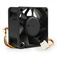 Вентилятор в корпус Gembird D6025SM-3 60x60x25, втулка, 3 pin, провод 25 см, OEM {100} фотографии