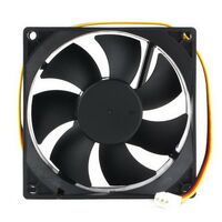 Вентилятор в корпус Gembird D9225HM-3 92x92x25, гидродинамический, 3 pin, провод 30 см {150} фотографии