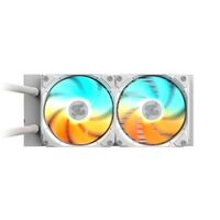 Жидкостная система охлаждения GigaByte Gaming GME 240I 2 x 120mm ARGB Fan, LGA 1200, LGA 1700, LGA 1851, AM5, AM4 [GP-GIGABYTE GME 240I] фотографии