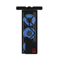 Вентилятор для процессора ALSEYE C-RAM-Alpha-B Product Size: 145.9 * 82 * 38.3mm, Number of fans: 3, Size: 40 * 40 * 20mm, Material: 1mm SPCC thick sheet metal, Surface treatment: Powder coated black on the surface, Box: Black, Leaf: Milk white, Luminous effect: internally emitting ARGB, Speed: 1000-3500RPM [AS.03.08.0001] фотографии