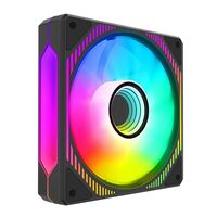 Вентилятор в корпус ALSEYE Cooling Fan 120x120x25mm DC 12V, 800-2000R.P.M.±10%, 61.5CFM±10%, 2.1mm H2O±10%, Hydraulic, ARGB [AS.04.06.0126] фотографии