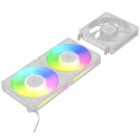 Вентилятор корпусной Arctic Cooling BioniX P12 A-RGB (White) - 3 Pack [ACFAN00338A] фотографии