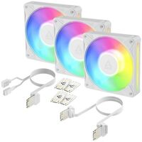 Вентилятор корпусной Arctic Cooling BioniX P12 A-RGB (White) - 3 Pack [ACFAN00338A] фотографии