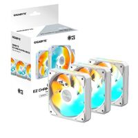 Вентилятор в корпус GigaByte GBT EZRVSFAN1203 ICE 3X120mm ARGB FANs set, PWM, 3 Pin [GP-GBT EZRVSFAN1203 ICE] фотографии