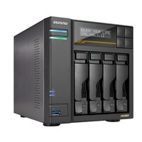 Платформа СХД Asustor AS6804T 4 Bay (Max.16), 4xM.2, 2x5GLAN, 2x10GLAN, 16GB (Max.64GB), DDR5, 2xUSB-C, 3xUSB [90IX01T4-BW3S00] фотографии
