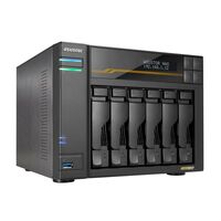 Платформа СХД Asustor AS6806T 6 Bay (Max.18), 4xM.2, 2x5GLAN, 2x10GLAN, 16GB (Max.64GB), DDR5, 2xUSB-C, 3xUSB [90IX01T6-BW3S00] фотографии