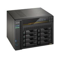 Платформа СХД Asustor AS6808T 8 Bay (Max.20), 4xM.2, 2x5GLAN, 2x10GLAN, 16GB (Max.64GB), DDR5, 2xUSB-C, 3xUSB [90IX01T8-BW3S00] фотографии