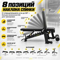 Скамья универсальная INSIGHT Fitness DZ61 фотографии