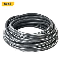 Шланг поливочный Deli DL8072-15 армированный, 15 метров, 1/2", 4 слоя, давление до 25 бар, серый фотографии