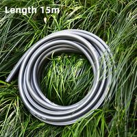 Шланг поливочный Deli DL8072-15 армированный, 15 метров, 1/2", 4 слоя, давление до 25 бар, серый фотографии