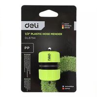 Муфта-соединитель для поливочных шлангов Deli DL8794 1/2, ударопрочный пластик фотографии