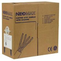Кабель и разъемы: Кабель NeoMax NM13001 UTP 4 пары кат.5e бухта 305м многожильный фотографии