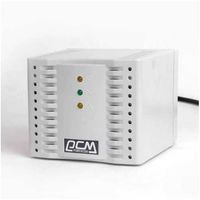 Стабилизаторы напряжения: Стабилизатор PowerCom TCA-3000 Whitex вх.187~253 В, вых. 220V±5%, 4  розетки Euro фотографии