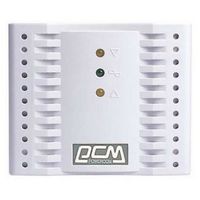 Стабилизаторы напряжения: Стабилизатор PowerCom TCA-3000 Whitex вх.187~253 В, вых. 220V±5%, 4  розетки Euro фотографии