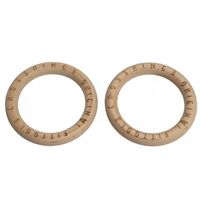 Турники и брусья: Кольца гимнастические Original FitTools FT-CROSSRINGS Максимальная нагрузка 330 кг фотографии