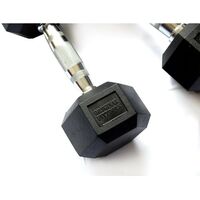 Гантели: Гантель гексагональная Original FitTools FT-HEX-47,5 47,5 кг фотографии