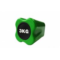 Фитнес оборудование: Бодибар Original FitTools FT-BDB-3 3 кг, светло-зеленый, наконечник фотографии