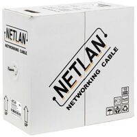 Кабель и разъемы: Кабель Netlan EC-UU004-5E-PVC-BL U/UTP 4 пары, Кат.5e (Класс D), 100МГц, одножильный, BC (чистая медь), внутренний, PVC нг(B), синий, 305м фотографии