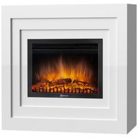 Камины: Портал Firelight Cubo 25 B белый фотографии