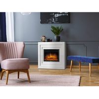 Камины: Портал Firelight Cubo 25 B белый фотографии