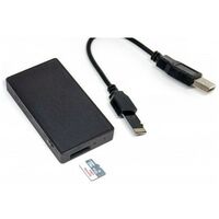 Цифровые диктофоны: Цифровой диктофон Edic-mini Card А94-3 металл+пластик, размер 11*40*68мм, вес 32г, автономность до 340ч, аккумулятор фотографии