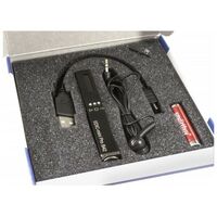 Цифровые диктофоны: Цифровой диктофон Edic-mini PRO B42-300h металл, размер 13*13*94мм, вес 36г, автономность до 100 ч, AAA батарея или аккумулятор фотографии