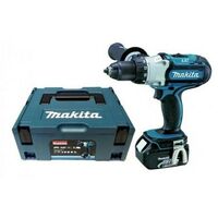 Дрели и шуруповерты: Аккумуляторный шуруповерт Makita DDF451RFE 80Нм, 1700 об/мин, 18V, 3000мАч Li-Ion x 2, 3 скорости, подсветка, кейс фотографии