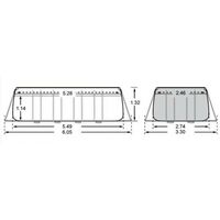 Бассейны: Бассейн каркасный Intex Ultra XTR Frame 549х274х132см песчаный фильтр насос лестница тент подстилка [26356] фотографии