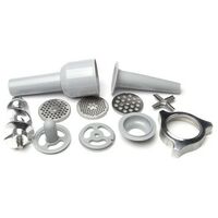 Мясорубки: Мясорубка BOSCH MFW66020 600/1800Вт, 3 кг/мин, цвет белый/серый фронт, реверс, ручка для переноски, отсек для хранения дисков фотографии