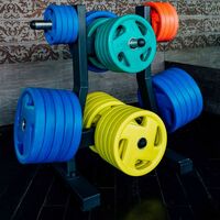 Диски d 50: Диск обрезиненный PROFI-FIT FASSION D-51, 15 кг цветной фотографии