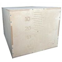 Фитнес оборудование: Бокс для запрыгиваний PROFI-FIT PLYO BOX разборный, фанера, 3 в 1, 50-60-75см фотографии