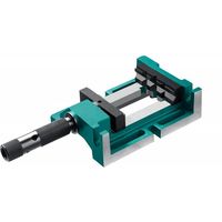 Тиски, струбцины, наковальни, верстаки: Cверлильные тиски KRAFTOOL 32716-100 100 мм, станочные трехсторонние фотографии