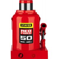 Домкраты: Домкрат бутылочный гидравлический STAYER RED FORCE 50т 300-480мм [43160-50_z01] фотографии