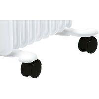 Масляные радиаторы: Масляный радиатор Ballu Comfort BOH/CM-11WDN 2200 мощность обогрева 2200 Вт, число секций: 11, термостат, колеса для перемещения, цвет белый фотографии