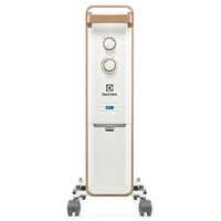 Масляные радиаторы: Масляный радиатор Electrolux Wave EOH/M-9157 мощность обогрева 1500 Вт, число секций: 7, термостат, колеса для перемещения, цвет белый фотографии