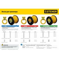 Леска для триммеров: Леска для триммера STEHER ЗВЕЗДА 3.0 мм 240 м [75015-3.0] фотографии