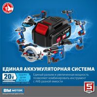 Дрели и шуруповерты: Бесщеточная ударная дрель-шуруповерт Зубр Профессионал DBS-201 20В, без АКБ, в коробке [DBS-201] фотографии