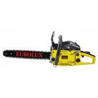 Бензопилы: Бензопила Eurolux GS-4518 3.1 л.с., шина 50.5 см, толщина звена 1.5 мм, шаг цепи 0.325", система гашения вибрации, тормоз цепи, автоматическая смазка цепи фотографии