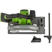 Дисковые пилы: Пила циркулярная аккумуляторная Greenworks GD24CS 24V, бесщеточная, без АКБ и ЗУ [1500907] фотографии
