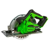 Дисковые пилы: Пила циркулярная аккумуляторная Greenworks GD24CS 24V, бесщеточная, без АКБ и ЗУ [1500907] фотографии
