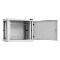 Шкафы и стойки: Настенный разборный шкаф TLK TWC-096045-R-M-GY 19", 9U, металлическая дверь, Ш600хВ503хГ450мм, 2 пары монтажных направляющих, серый фотографии