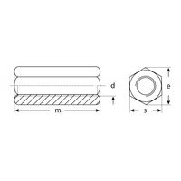 Метрический крепеж: Гайка Зубр M8 DIN 6334 переходная, 5 кг, оцинкованная [303750-08] фотографии