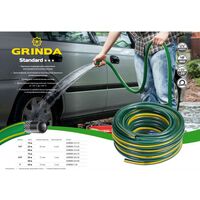Шланги, системы водопровода и автополива: Поливочный шланг GRINDA STANDARD 1" 25 м 10 атм трёхслойный армированный [429000-1-25] фотографии