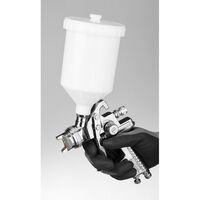 Пневмокраскопульты: Краскопульт пневматический STAYER PROFESSIONAL AirPro G HVLP с верхним бачком, 1.4мм [06476-1.4] фотографии