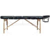 Массажные столы:  Массажный складной стол Mizomed Premium Oval 3 черный фотографии