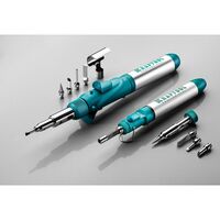 Паяльное оборудование: Газовый паяльник KRAFTOOL SolderPro 70B набор 8-в-1, 30-70 Вт, горелка, фен, 1300°С [55504-H8] фотографии