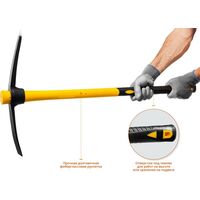 Столярно-слесарный инструмент: Кирка с фиберглассовой рукояткой STAYER Professional 1500г [20179-15] фотографии