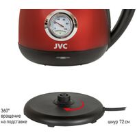 Чайники, термопоты: Чайник JVC JK-KE1717 red фотографии